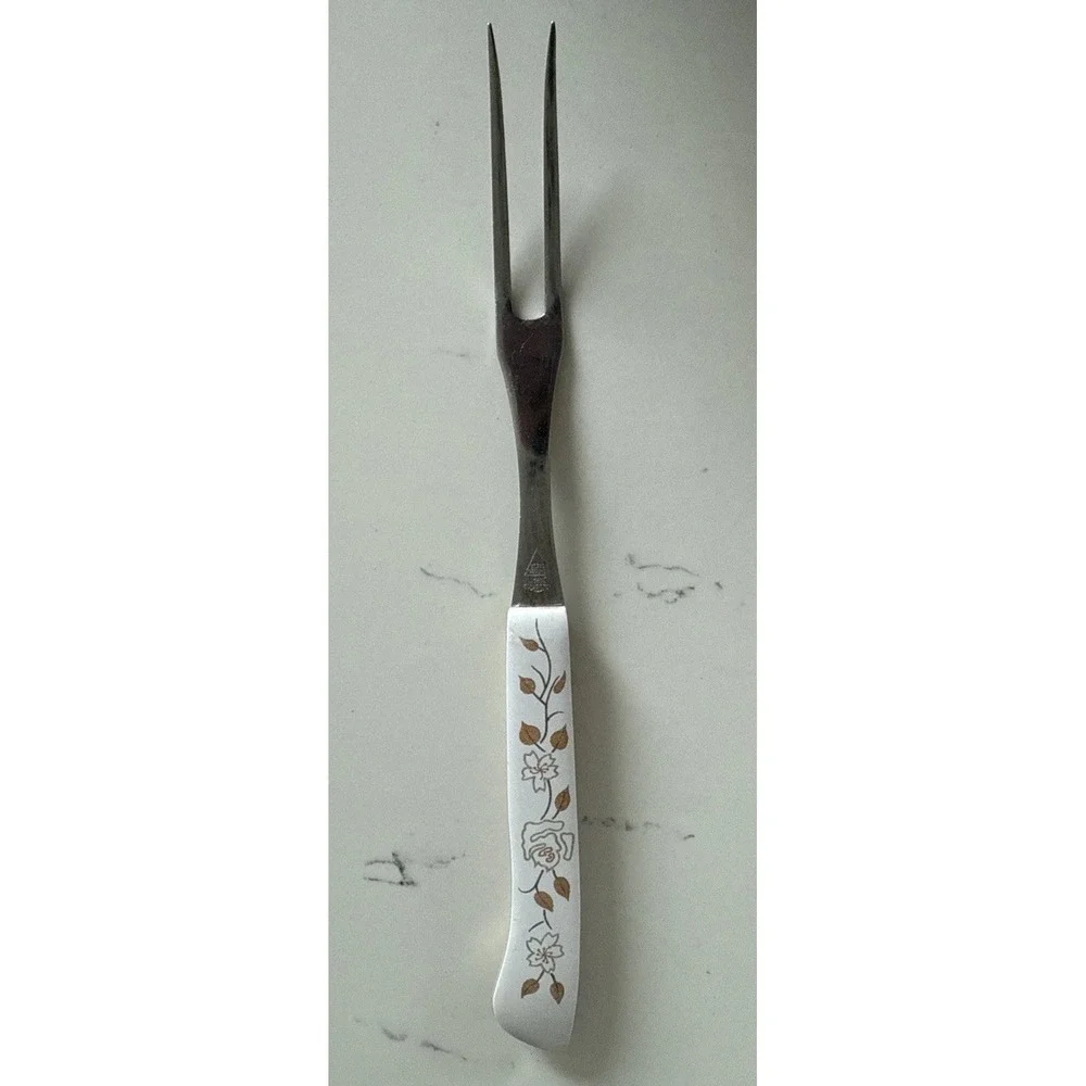 Vintage Mid-Century Modern Meat Fork Household Japan Stainless Steel